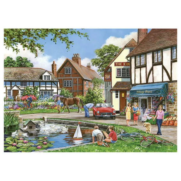 House of Puzzles A Busy Day - 1000 Piece Jigsaw Puzzle
