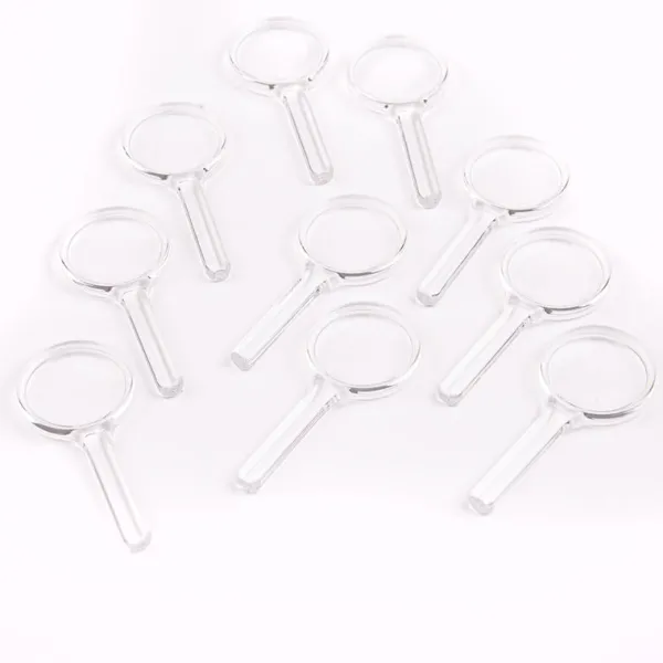 Bigjigs Toys Acrylic Hand Magnifier (63mm) - Pack of 10