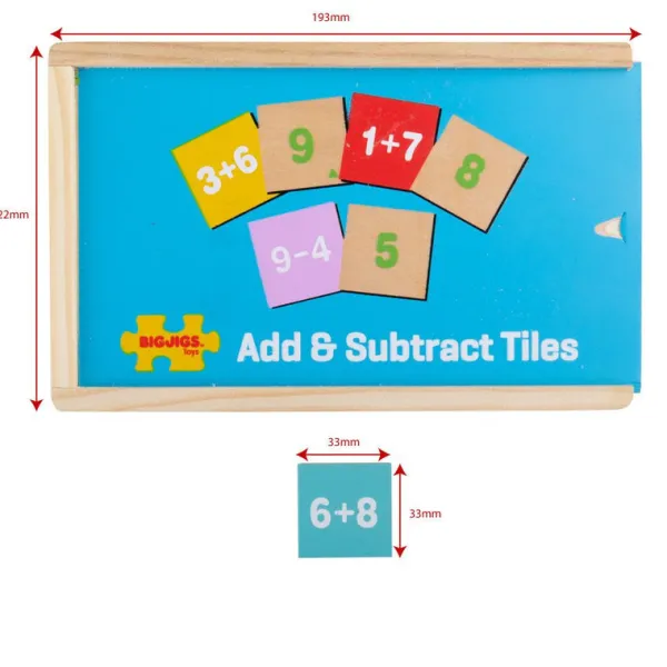 Bigjigs Toys Add and Subtract Box