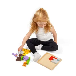 Bigjigs Toys Animal Lock-A-Block