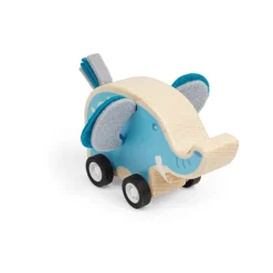 Bigjigs Toys Animal Pull Backs - Elephant, Giraffe