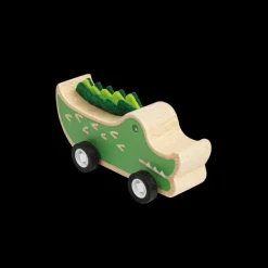Bigjigs Toys Animal Pull Backs - Fox, Croc
