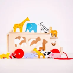 Bigjigs Toys Animal Shape Lorry - DAMAGED BOX