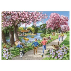 House of Puzzles Apple Blossom Time 1000 Piece Puzzle