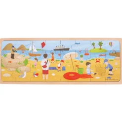 Bigjigs Toys At The Seaside Puzzle