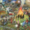 House of Puzzles Autumn Green - 1000 Piece Jigsaw Puzzle