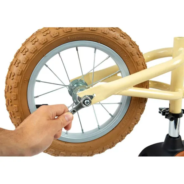 Bigjigs Toys Balance Bike (Cream)
