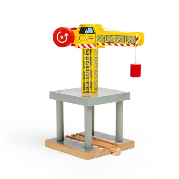 Bigjigs Rail Big Yellow Crane