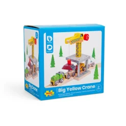 Bigjigs Rail Big Yellow Crane