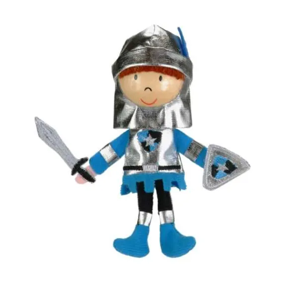 Fiesta Crafts Blue Knight Finger Puppet