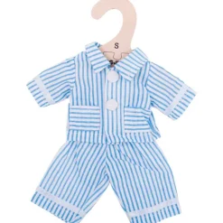 Bigjigs Toys Blue Pyjamas (for Size Small Doll)