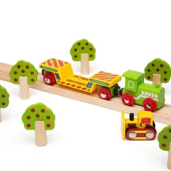 Bigjigs Rail Bulldozer Low Loader