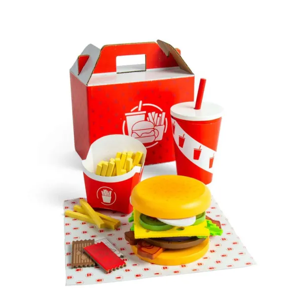 Bigjigs Toys Burger and Fries Set