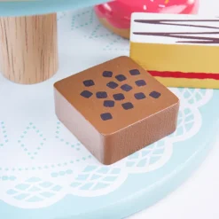 Bigjigs Toys Cake stand with 9 Cakes