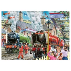 House of Puzzles Checking the Line 1000 Piece Puzzle