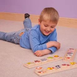 Bigjigs Baby Chunky Lift and Match Toys Puzzle