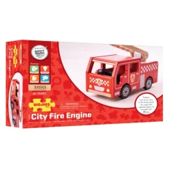 Bigjigs Heritage Playsets City Fire Engine