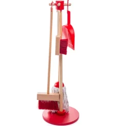 Bigjigs Toys Cleaning Set (Red)