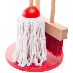 Bigjigs Toys Cleaning Set (Red)