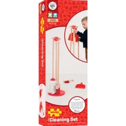 Bigjigs Toys Cleaning Set (Red)