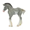 CollectA Clydesdale Foal Black Sabino Roan