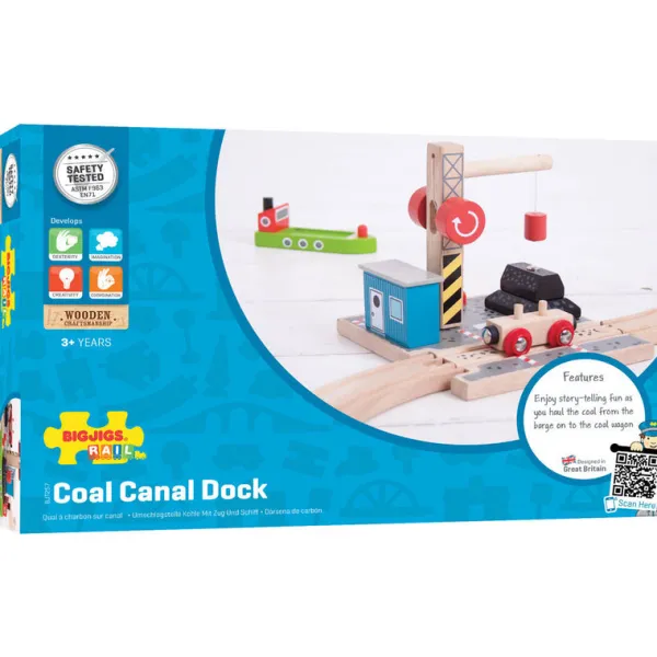 Bigjigs Rail Coal Canal Docks