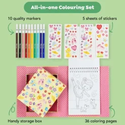 Tiger Tribe Colouring Set - Ballet