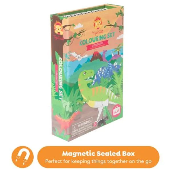 Tiger Tribe Colouring Set - Dinosaur