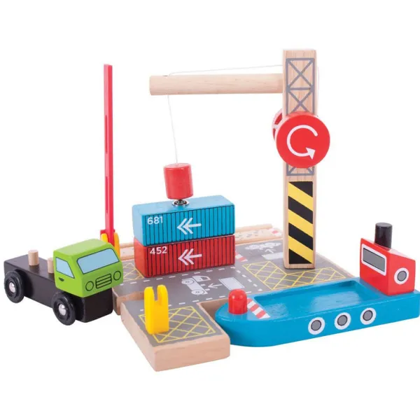 Bigjigs Rail Container Shipping Yard