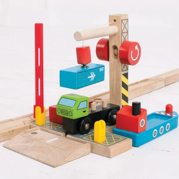 Bigjigs Rail Container Shipping Yard