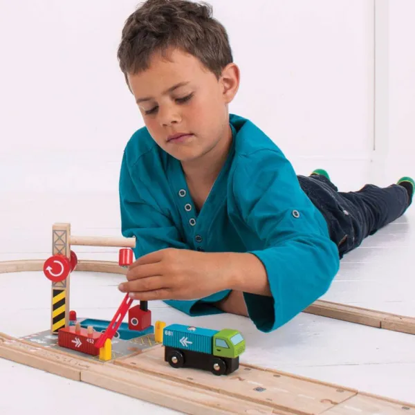 Bigjigs Rail Container Shipping Yard