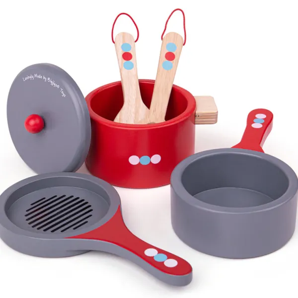 Bigjigs Toys Cooking Pans - DAMAGED BOX