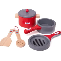 Bigjigs Toys Cooking Pans - DAMAGED BOX