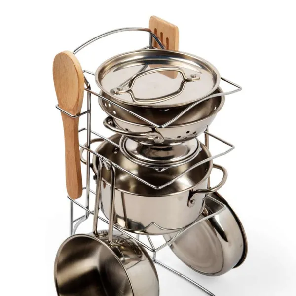 Bigjigs Toys Cooking Pot Rack