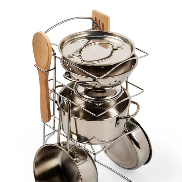 Bigjigs Toys Cooking Pot Rack - DAMAGED BOX