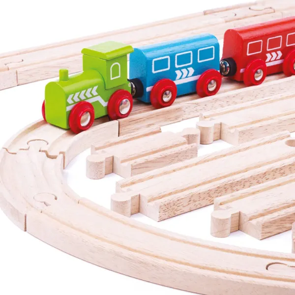 Bigjigs Rail Curves and Straights Expansion Bundle (48 pieces)