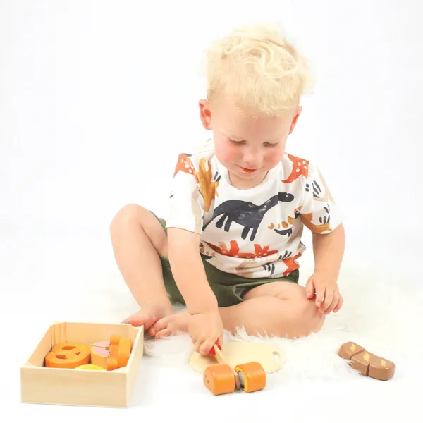 Bigjigs Toys Cutting Bread and Pastries Crate