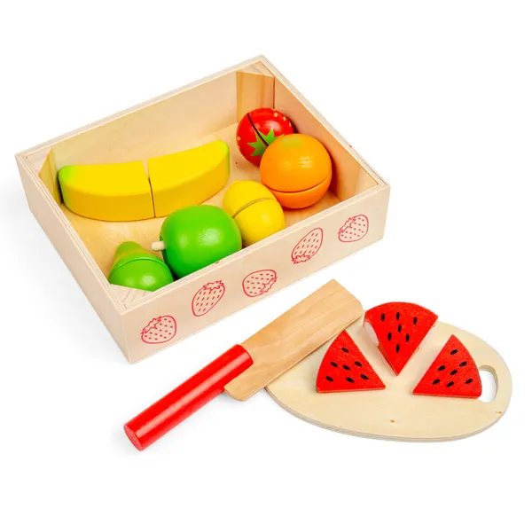 Bigjigs Toys Cutting Fruit Crate