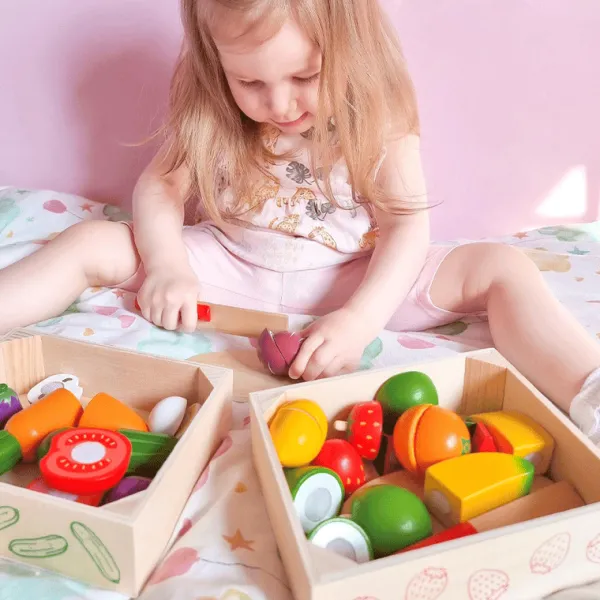 Bigjigs Toys Cutting Fruit Crate