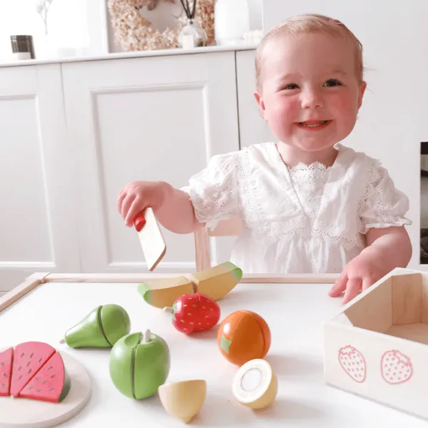 Bigjigs Toys Cutting Fruit Crate