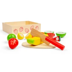 Bigjigs Toys Cutting Fruit Crate