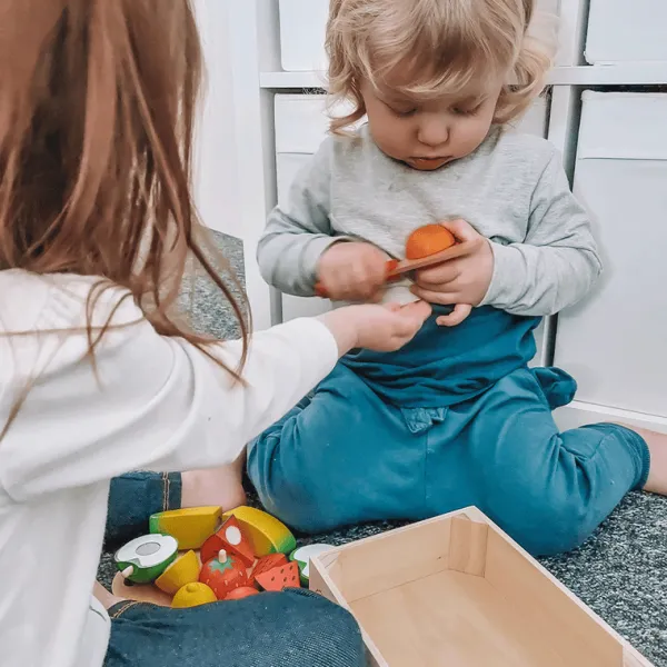 Bigjigs Toys Cutting Fruit Crate