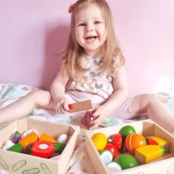 Bigjigs Toys Cutting Veg Crate
