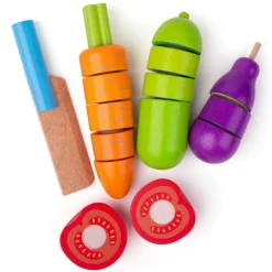 Bigjigs Toys Cutting Vegetables Chef Set