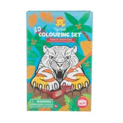 Tiger Tribe 3D Colouring Set - Fierce Creatures