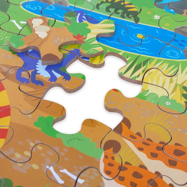 Bigjigs Toys Dawn of the Dinosaur Floor Puzzle (48 piece)