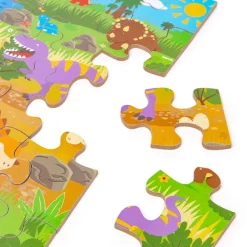 Bigjigs Toys Dawn of the Dinosaur Floor Puzzle (48 piece)