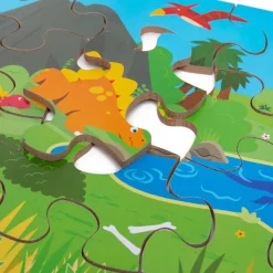 Bigjigs Toys Dawn of the Dinosaur Floor Puzzle (48 piece)