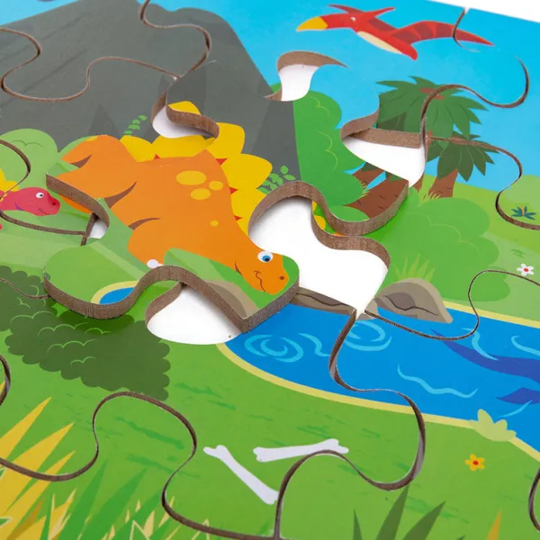 Bigjigs Toys Dawn of the Dinosaur Floor Puzzle (48 piece)