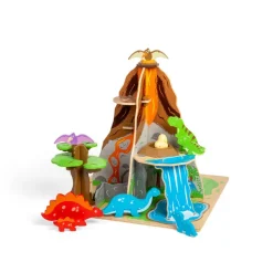Bigjigs Heritage Playsets Dinosaur Island